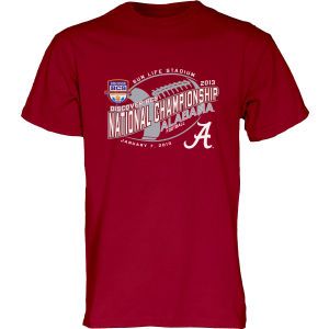 Alabama Crimson Tide Blue 84 NCAA 2013 BCS Bound Fried T Shirt