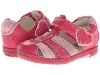 Clarks Kids Softly Palm Girls Shoes (Pink)