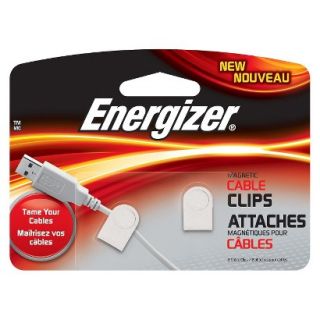 Energizer Magnetic Cable Clips   White (MAGW)