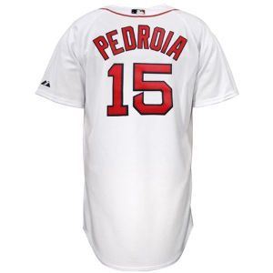 Boston Red Sox Dustin Pedroia Majestic MLB Youth Player Replica Jersey