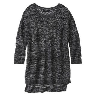 Mossimo Womens 3/4 Sleeve Sweater   Noir Black XS
