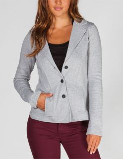 Winchester Womens Hooded Blazer Heather Grey In Sizes Large, Small, Medi