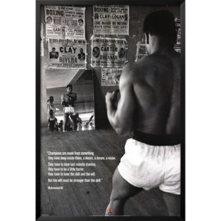 Art   Muhammad Ali, Gym Framed Poster