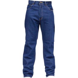 Key Traditional Fit Denim 5 Pocket Jean   38 Inch Waist x 30 Inch Inseam, Model