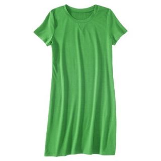 Merona Womens Knit T Shirt Dress   Mahal Green   XXL