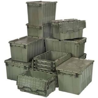 Quantum Storage Heavy Duty Attached Top Container   21 1/2 Inch x 15 1/4 Inch x