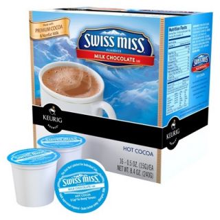 Keurig Swiss Miss Milk Chocolate Hot Cocoa K Cups, 16 Ct