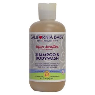 California Baby Super Sensitive Shampoo & Bodywash   8.5 oz.
