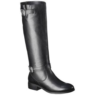 Womens Mossimo Supply Co. Rylee Genuine Leather Tall Boot   Black 9