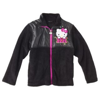 Hello Kitty Girls Fleece Jacket   Black 5