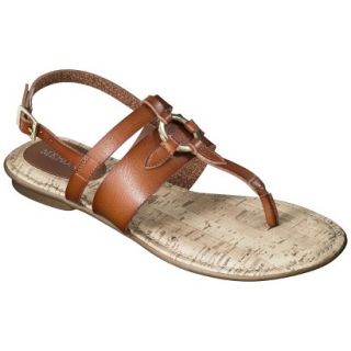 Womens Merona Kiana Sandal   Cognac 6.5