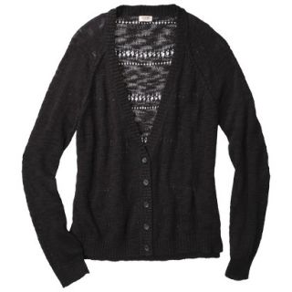 Mossimo Supply Co. Juniors Plus Size Long Sleeve Cardigan Sweater   Black 3
