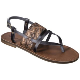 Womens Mossimo Supply Co. Sonora Flat Sandal   Black 5.5