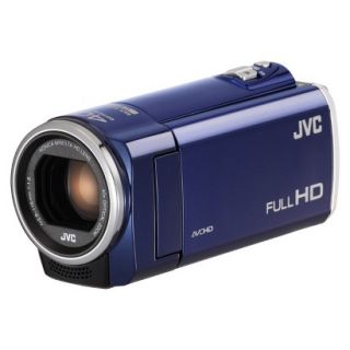 JVC HD Flash Memory Digital Camcorder (GZE100AUS) with 40x Optical Zoom   Blue