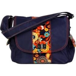 Womens Hadaki By Kalencom Trend Messenger Navy/arabesque