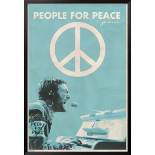 Art   People for Peace Framed Poster