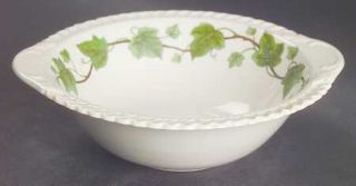 Harker Ivy Lugged Cereal Bowl, Fine China Dinnerware   Royal Gadroon Shape, Ivy