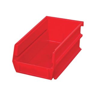 Triton Products LocBin Hanging and Interlocking Bins   24 Pack, Red, 5 3/8 In.L