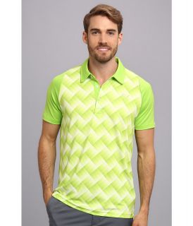 PUMA Golf Duo Swing Graphic Polo Mens Short Sleeve Pullover (Green)
