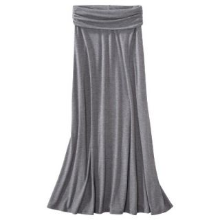 Merona Womens Convertible Knit Maxi Skirt   Heather Gray   S