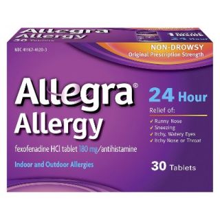 Allegra Adult 24 Hour Allergy Relief, 30 Count