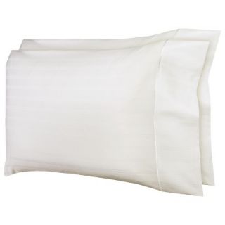 Fieldcrest Luxury 500 Thread Count Stripe Pillowcase Set   Shell (King)