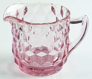 Jeannette Cube Pink Creamer   Pink                Depression Glass