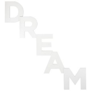 Xhilaration Dream 3D Wall Words   White