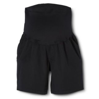 Liz Lange for Target Maternity 6 Twill Shorts   Black XL