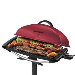 George Foreman 13 Serving Red Indoor/Outdoor Grill