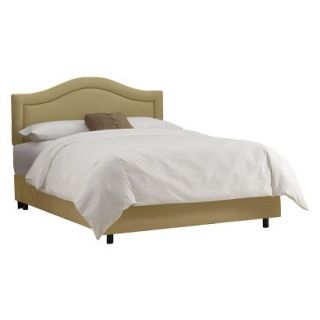 Skyline California King Bed Skyline Furniture Merion Inset Nailbutton Bed  