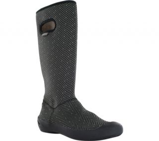 Womens Bogs Summit   Black Herringbone Boots