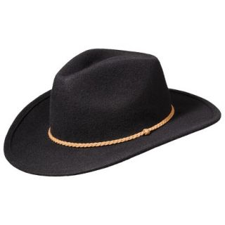 Mens Cowboy Hat   Black M/L