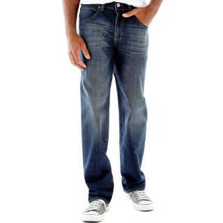 Lee Modern Straight Leg Jeans, Blue, Mens