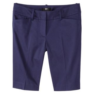 Mossimo Petites 10 Bermuda Shorts   Blue 4P