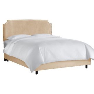 Skyline cal King Bed Skyline Furniture Lombard Nail Button Notched Bed  