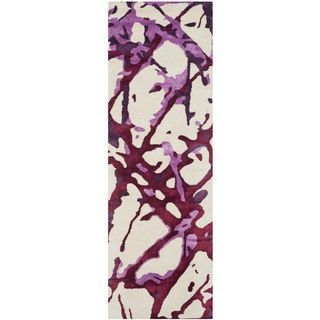 Isaac Mizrahi By Safavieh Plum Blossom Wool Rug (23 X 8)