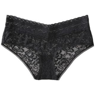 Gilligan & OMalley Womens All Over Lace Hipster   Black L