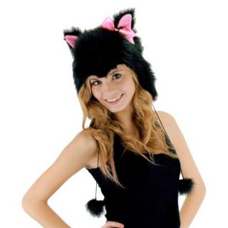 Adult Kitty Hoodie Hat   One Size Fits Most