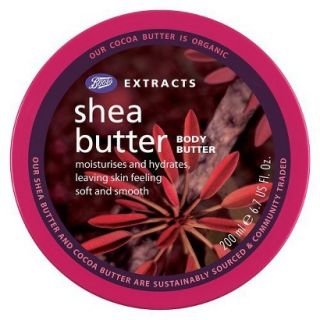 Boots Extracts Shea Butter Body Butter   6.7 oz