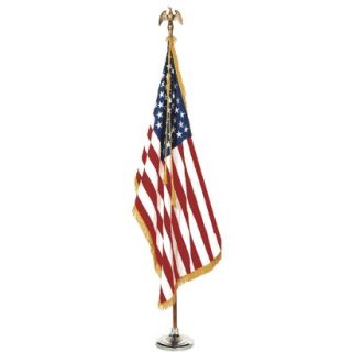 Colonial Nyl Glo US Flag Set   5 x 8