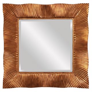 Marley Forrest Tristan Gold Leaf With Copper Accent Mirrors (set Of 10) Gold Size Large
