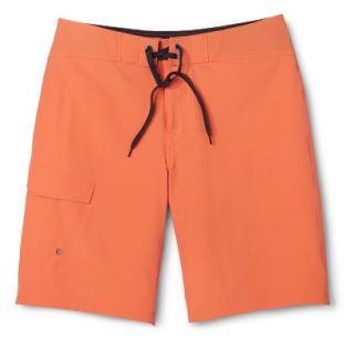 Mossimo Supply Co. Mens 11 Neon Orange Boardshort   Orange 38