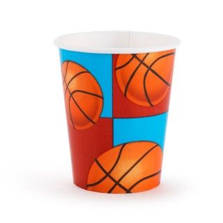 Basketball 9 oz. Cups