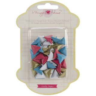 Styleboard Metal Studs 40/pkg triangle   4 Colors