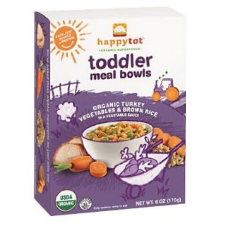 Happy Baby Happy Tot Organic Toddler Meal Bowls   Vegetables, Brown Rice &