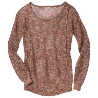 Mossimo Supply Co. Juniors Mesh Sweater   Pink M(7 9)