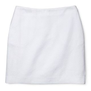 Merona Womens Woven Mini Skirt   Fresh White   16