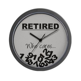  Fallen numbers retirement Wall Clock