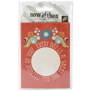 Now   Then Izzy Journaling Cards 3x4 24/pkg good Times